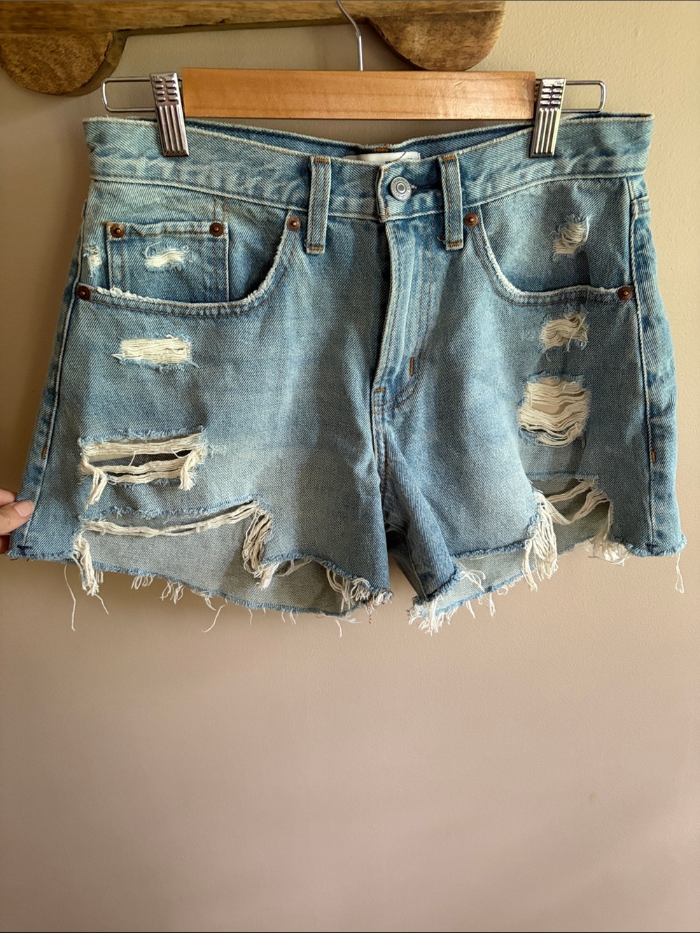 abercrombie curve love mid rise boyfriend short